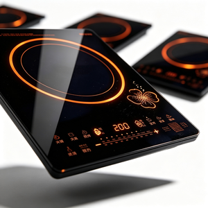 Panneau de commande tactile personnalisé OEM pour climatiseur, écran en verre, interrupteur à membrane, PC/PVC, acrylique, adhésif, sérigraphié - Product Image 2