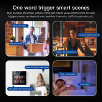 Système d'automatisation domestique, passerelle ZigBee, écran tactile, hub de maison intelligente, Tuya Smart Wifi, panneau de commande mural 4 pouces, PST-CCP-TY-EU-LN