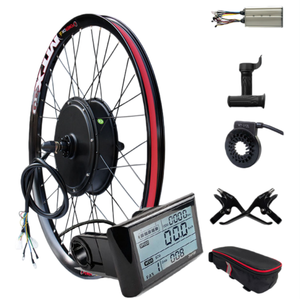 Kit de conversion pour vélo électrique tout-terrain 20 24 26 27,5 29 pouces 52V 1000W 1500W 2000W avec batterie 48V 1500W - Product Image 6