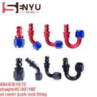 Raccords universels pivotants en aluminium AN4, AN6, AN8, AN10, AN12 pour tuyau de refroidisseur d'huile, ligne de carburant, raccords à emboîtement rapide haute performance