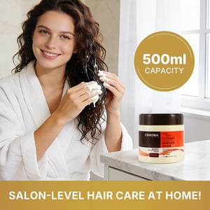 Masque capillaire réparateur profond à l'huile d'argan et de macadamia, essence pour <span class=keywords><strong>cheveux</strong></span> secs et abîmés, traitement au collagène pour tous types de <span class=keywords><strong>cheveux</strong></span>, 500 ml - Product Image 6