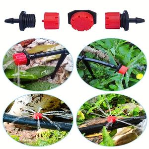 Tête d'irrigation goutte à goutte rouge à huit trous, débit réglable, pour l'arrosage des plantes de jardin, ensemble d'accessoires pour système d'arrosage, 90-150 pièces - Product Image 4
