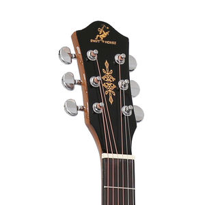 Guitarra Acústica de Marca Personalizada OEM/ODM de Guizhou, China, Guitarra Electroacústica con Cutaway y Acabado Mate de Importación - Product Image 6
