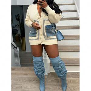 Fabricant en Chine, bonne qualité, <span class=keywords><strong>prix</strong></span> compétitif, nouvelle mode, tricot décontracté avec cordon de serrage à la taille pour femmes - Product Image 2