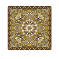 Nouveau design 2026 Tapis de Mahjong portable pliable durable, silencieux, taille poker, personnalisable, multicolore, en caoutchouc naturel et microfibre