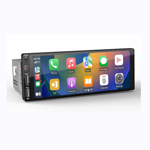 Phổ 6.86-inch cảm ứng đầy đủ màn hình duy nhất DIN xe <span class=keywords><strong>MP5</strong></span> Máy nghe nhạc Carplay Android chiếu hậu máy ảnh cho <span class=keywords><strong>Bluetooth</strong></span> 1 năm Bảng điều khiển - Product Image 2