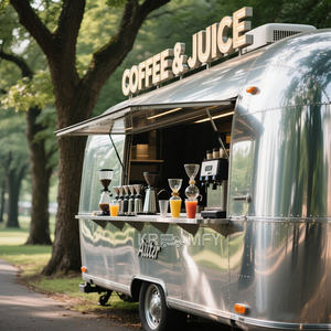 Remolque Móvil de Comida Rápida Tipo Cápsula OEM 2025, Carrito de Venta de Helados y Aperitivos, Camión de Comida Personalizado con Equipamiento de Cocina Completo - Product Image 2