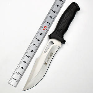 سكين نجاة خارجي من المصنع مباشرة ، عارضة من قطعة واحدة ، سكين تكتيكي مستقيم ، مقبض مطاطي من الفولاذ المقاوم للصدأ - Product Image 2