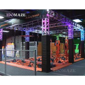 <span class=keywords><strong>Trampoline</strong></span> commercial moderne pour enfants, idéal pour le saut libre et le freestyle, fabriqué sur mesure par IDOMAZE Factory OEM. - Product Image 6