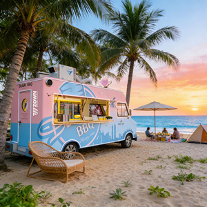 Taco Food Trailer Mobile Mexican Food Cart Commercial Catering Cart for Street Business - Product Image 1