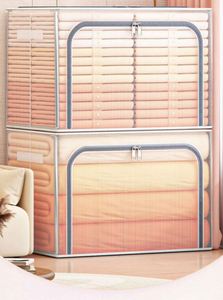Bathliving Dining Room Durable Foldable Clothing Modern Design <b>Storage</b> Home Furniture <b>Box</b> Bedroom Transparent Wardrobe - Product Image 3