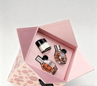 Boîte Cadeau de Luxe à Double Porte Polygone pour Parfum, Emballage Cosmétique Rigide Personnalisé avec Logo Imprimé, Boîte Vide pour Mini Parfums