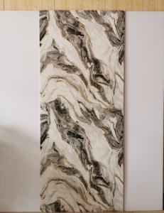 1 मीटर 1.2 चौड़ा 250 मिमी चौड़ा pvc संगमरमर दीवार पैनल वाटरप्रूफ पैनल वाटरप्रूफ पैनल बाथरूम के लिए आदर्श सामग्री - Product Image 1