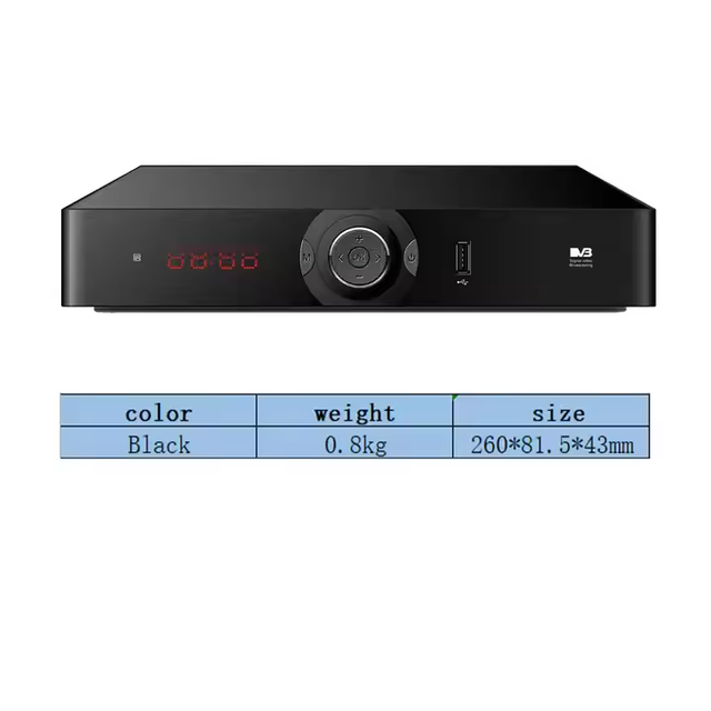 Manufacturer Direct Sales Efficient TV Decoder DVB S2 950~2150mHz H.264 DVB S2 Digital Terrestrial Decoder