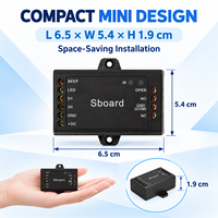Mini contrôleur d'accès à porte unique pour 1000 utilisateurs, lecteur de clavier RFID Wiegand 26-58 bits avec prise en charge du transfert de données par télécommande