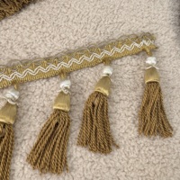 Bahroma Dastarxan rayonne gland franges passementerie rideaux décoration intérieure Shtory Pardachi Aksesuar
