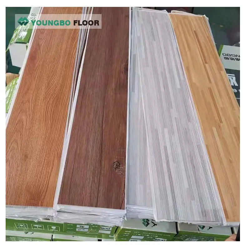 Wood Grain 2mm 2.5mm 3mm Thickness Plastic Sheet Glue Down pvc vinyl floor sheet
