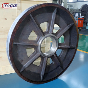 Cina fabbricazione personalizzabile OEM resistente in acciaio filo puleggia puleggia per la costruzione di macchinari - Product Image 6