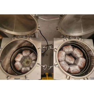 Esterilizador de vapor vertical de 35-150L Autoclave de acero inoxidable para esterilización de sustrato de setas - Product Image 3