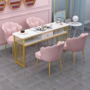Modern Black Wooden <b>Nail</b> Table With Durable Metal Base Commercial <b>Nail</b> Bar Furniture <b>Nail</b> Station for SPA <b>Nail</b> Salon - Product Image 3