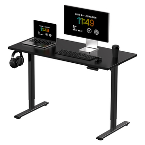 Động cơ duy nhất Chiều cao có thể điều chỉnh văn phòng máy tính bàn điện 47x23 inch màu đen Ergonomic đứng bàn - Product Image 2