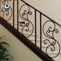 PRIMA Garde-corps en fer forgé moderne décoratif pour extérieur de villa, couleur personnalisée, résistant à la rouille et aux UV, finition miroir