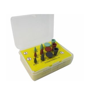 Kit frese per lucidatura in metallo amalgama dentale lucidante in gomma a bassa velocità RA Bur - Product Image 2