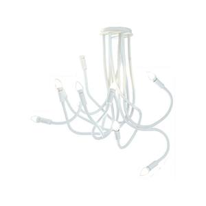 Lampada da Soffitto Flessibile LOVER H. 100CM BIANCA - 40W 9XE14 - Product Image 1