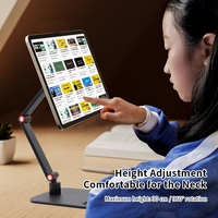 Support de téléphone magnétique puissant pour bureau, rotation à 360°, support pliable en alliage d'aluminium pour tablette, idéal pour les entreprises, le streaming en direct, vente en gros OEM