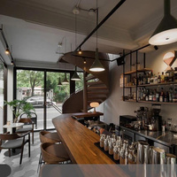 Servicio de Diseño de Barra Trasera y Delantera Personalizados con Visualización 3D Realista para Interiores de Bares y Pubs