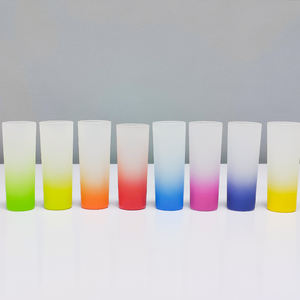 Topjlh 3oz verre à liqueur dépoli Design moderne arc-en-ciel fond coloré Sublimation <span class=keywords><strong>Jager</strong></span> <span class=keywords><strong>bombe</strong></span> tasses de fête pour la fête des mères - Product Image 2