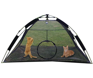 Kingtale Haustierzubehör tragbares faltbares Haustierzelt Hundeshaus Katzenzelt Outdoor Haustier-Ochteckenzelle Großes Raum - Product Image 1