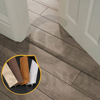 Profilé de plancher en aluminium Couleur du bois Profil Seuil T Moulure en aluminium