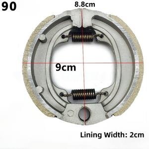 Pièces détachées moto, plaquettes de frein moto, garnitures de frein à tambour AG50 AT100, pièces détachées moto - Product Image 2