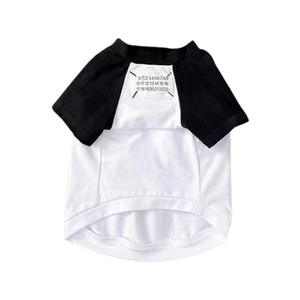 Onestep Fabrikant Groothandel Custom Zomer Teddy Bichon Schnauzer Huisdier Kleding Ademend Katoen Effen Korte Mouwen Gratis - Product Image 4