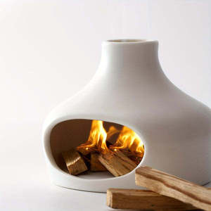 Brûleur d'encens en céramique fait à la main en <span class=keywords><strong>bois</strong></span> sacré pour la décoration zen <span class=keywords><strong>de</strong></span> yoga <span class=keywords><strong>de</strong></span> méditation avec <span class=keywords><strong>cheminée</strong></span> et bougeoir parfumé <span class=keywords><strong>de</strong></span> siège - Product Image 4