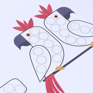 Tùy chỉnh A4 Kraft & tráng giấy hoàn hảo ràng buộc Sketchbook Dot Marker vẽ hoạt động Màu cuốn sách cho trẻ em - Product Image 3