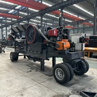 50 Ton Mobile Jaw Crusher Plant Motor AC Merek Jintai Maks. 100t/jam Pengiriman Seluruh Dunia Diesel Listrik Pabrik Langsung Cina Batu