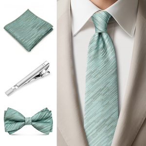 Ensembles de cravates, pochettes de costume et pinces à <span class=keywords><strong>cravate</strong></span> personnalisés de qualité supérieure pour hommes - Product Image 1