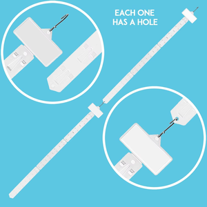 Tiras de clips personalizados plegables de plástico colgantes para exhibir supermercados para aperitivos - Product Image 3