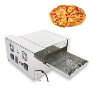저렴한 가격의 피자 오븐 컨베이어 가스 32 인치 중국산 가스 피자 데크 오븐