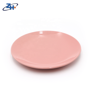 Ensembles de vaisselle en céramique de haute qualité vaisselle ronde de restaurant en porcelaine rose vaisselle et assiettes en céramique vaisselle Nouveaux produits - Product Image 2