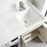Comptoir de blanchisserie en céramique de haute qualité éviers salle de bain baignoire lavabo vêtements évier de lavage