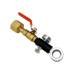 Adaptateur de valve de pression Sodastream - Compatible avec les bouteilles DUO/Terra/Art - Station de remplissage d'eau pétillante DIY - OEM Laiton Noir+Or - Product Image 5
