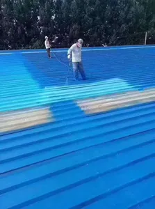 Film en fluorocarbone PVDF imperméable pour la rénovation des toits en acier coloré pour les ateliers industriels, forte auto-adhérence, application à froid - Product Image 3