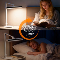 Lampe de bureau LED professionnelle |   Lampe de travail réglable, protection des yeux, lumière à économie d'énergie pour le bureau/le bureau d'étude