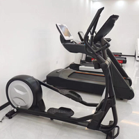 Elliptique électrique NO.12 professionnel pour salle de sport, équipement de fitness commercial avec résistance magnétique et écran LED/LCD