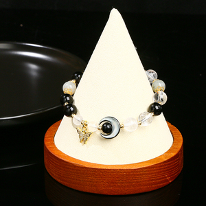 Vòng tay chuỗi hạt thời trang nữ tự thiết kế chuyên nghiệp JD <span class=keywords><strong>GEMS</strong></span> đá Amethyst tự nhiên với phụ kiện đồng và hợp kim - Product Image 3