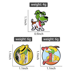 Pin <span class=keywords><strong>de</strong></span> Esmalte <span class=keywords><strong>de</strong></span> Película <span class=keywords><strong>de</strong></span> <span class=keywords><strong>Comedia</strong></span> <span class=keywords><strong>de</strong></span> Fantasía, Divertidos Personajes <span class=keywords><strong>de</strong></span> <span class=keywords><strong>Películas</strong></span>, Hombre Máscara Verde, Broche, Insignia <span class=keywords><strong>de</strong></span> Solapa, Joyería, Regalos para Amigos, Venta al por Mayor - Product Image 6