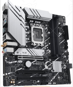 适用于ASU优质B760M-A无线英特尔B760 LGA 1700 ATX DDR5 PCIe 5.0 <span class=keywords><strong>2</strong></span> M.<span class=keywords><strong>2</strong></span>插槽无线6E通用串行总线3.<span class=keywords><strong>2</strong></span>第二代主板黑色 - Product Image 2